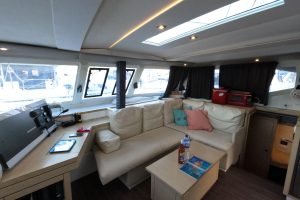 salon, FP 40 Lucia, catamaran for sale