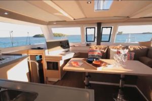 salon, FP 40 Lucia, catamaran for sale