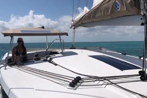 deck, FP 40 Lucia, catamaran for sale