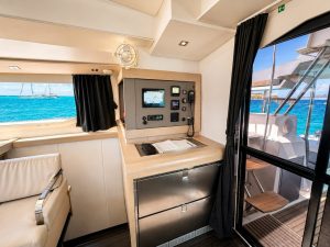 navigation station, FP 45 Elba, catamaran for sale