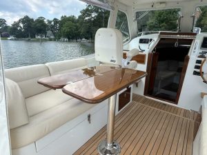 cockpit, MJM, trawler for sale