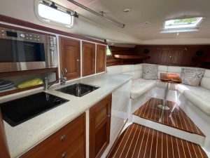 interior, MJM, trawler for sale