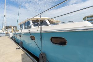exterior, Maine Cat P-47, trawler for sale