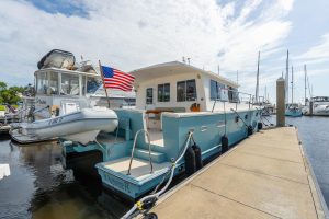 exterior, Maine Cat P-47, trawler for sale