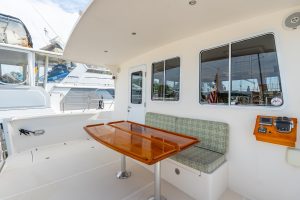 cockpit, Maine Cat P-47, trawler for sale