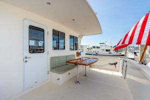 cockpit, Maine Cat P-47, trawler for sale