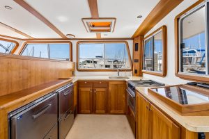 interior, Maine Cat P-47, trawler for sale