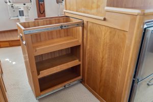 interior, Maine Cat P-47, trawler for sale