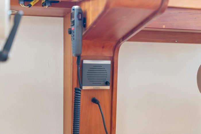 interior, Maine Cat P-47, power catamaran for sale