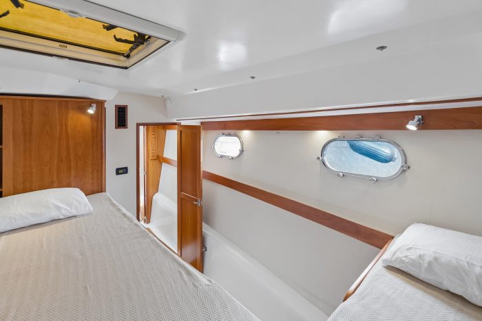 interior, Maine Cat P-47, power catamaran for sale