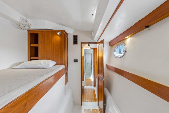 interior, Maine Cat P-47, power catamaran for sale