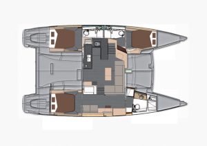 diagram, FP 44 Helia, catamaran for sale