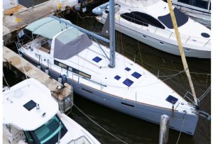exterior, Beneteau 45 Oceanis, sailboat for sale