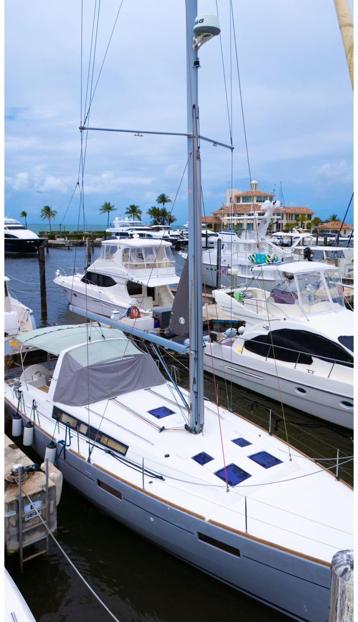exterior, Beneteau 45 Oceanis, sailboat for sale
