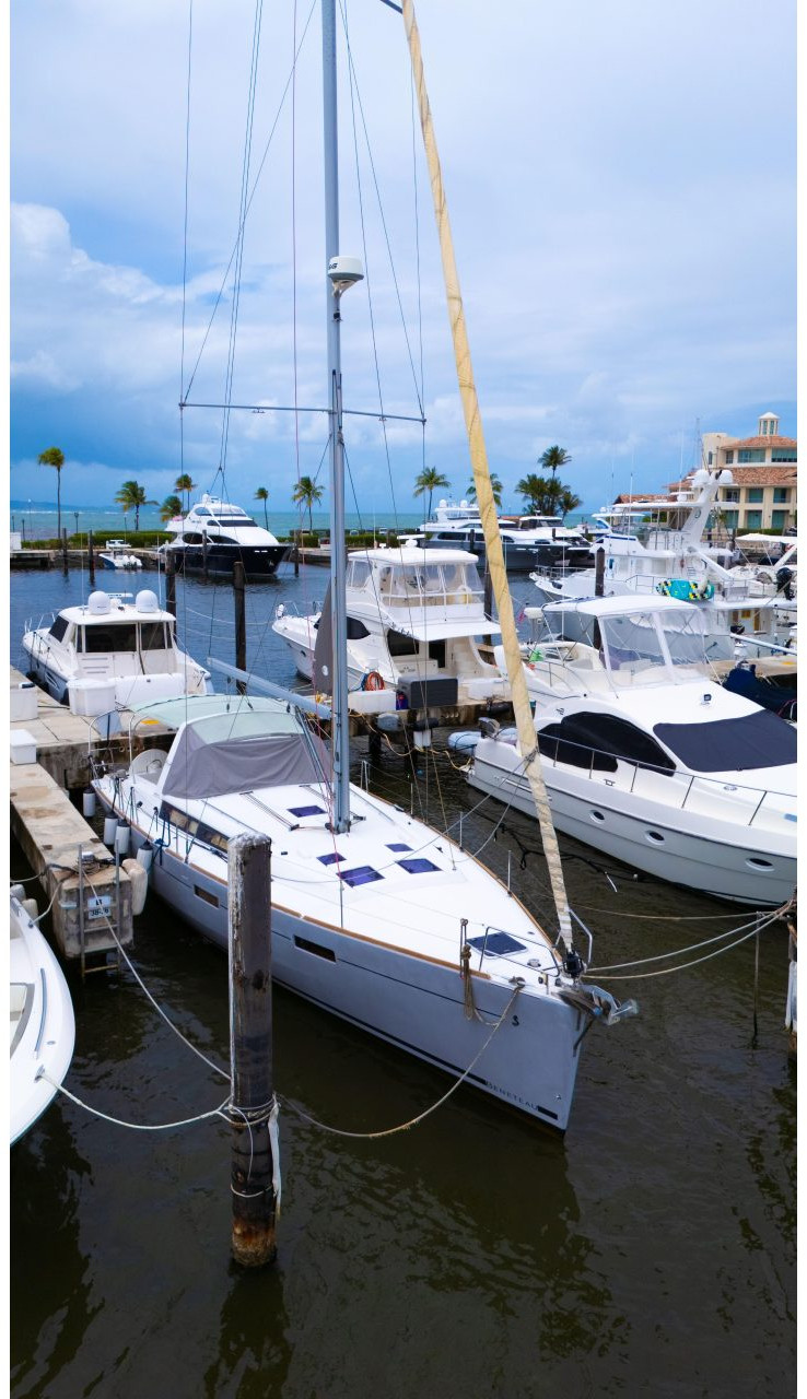 exterior, Beneteau 45 Oceanis, sailboat for sale