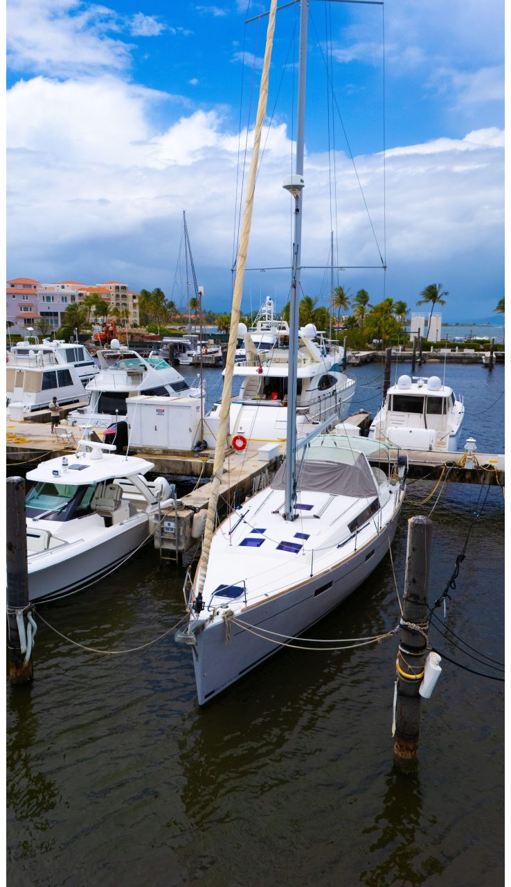 exterior, Beneteau 45 Oceanis, sailboat for sale