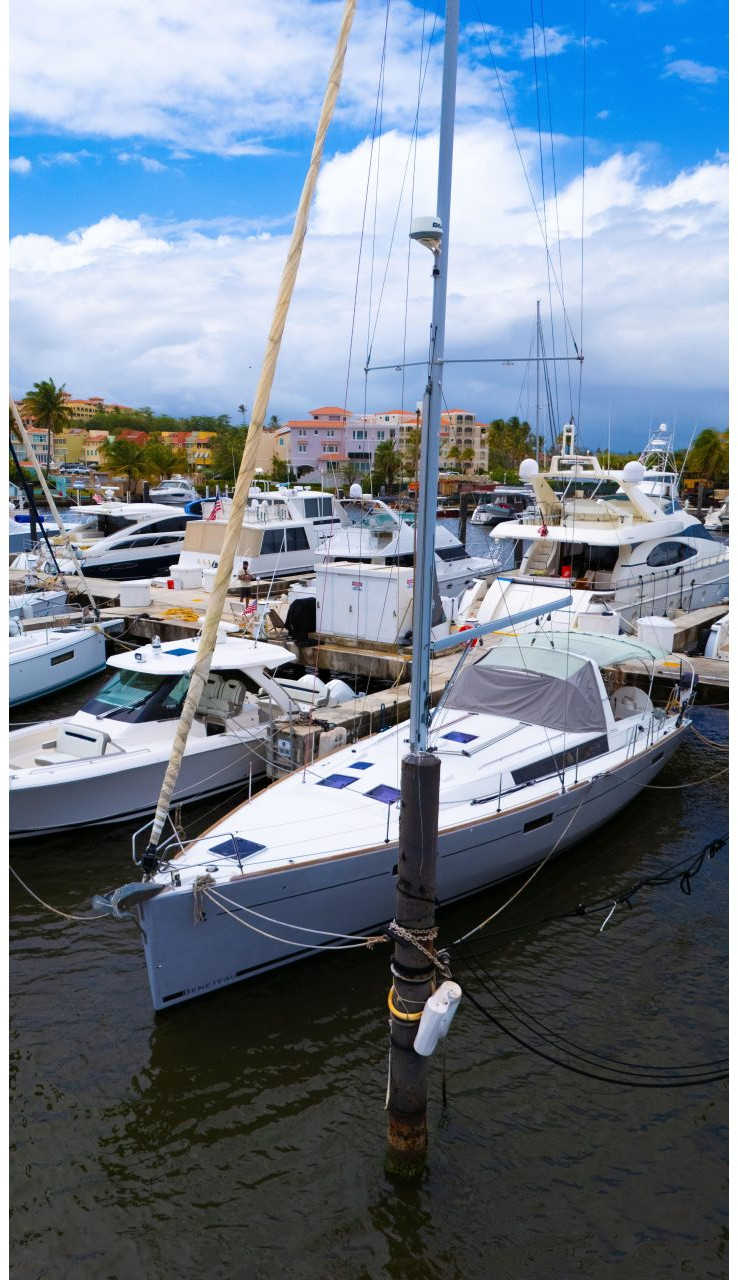 exterior, Beneteau 45 Oceanis, sailboat for sale
