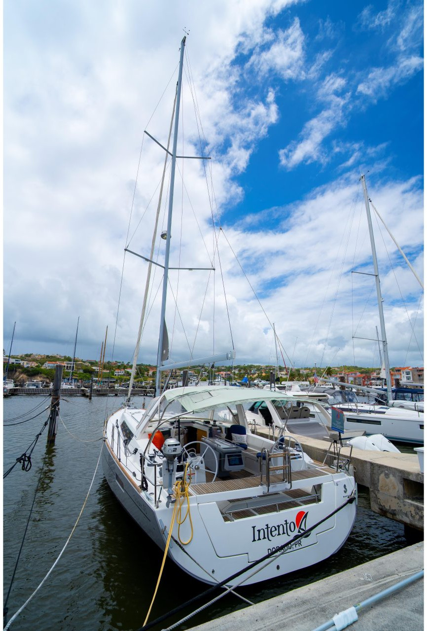 exterior, Beneteau 45 Oceanis, sailboat for sale