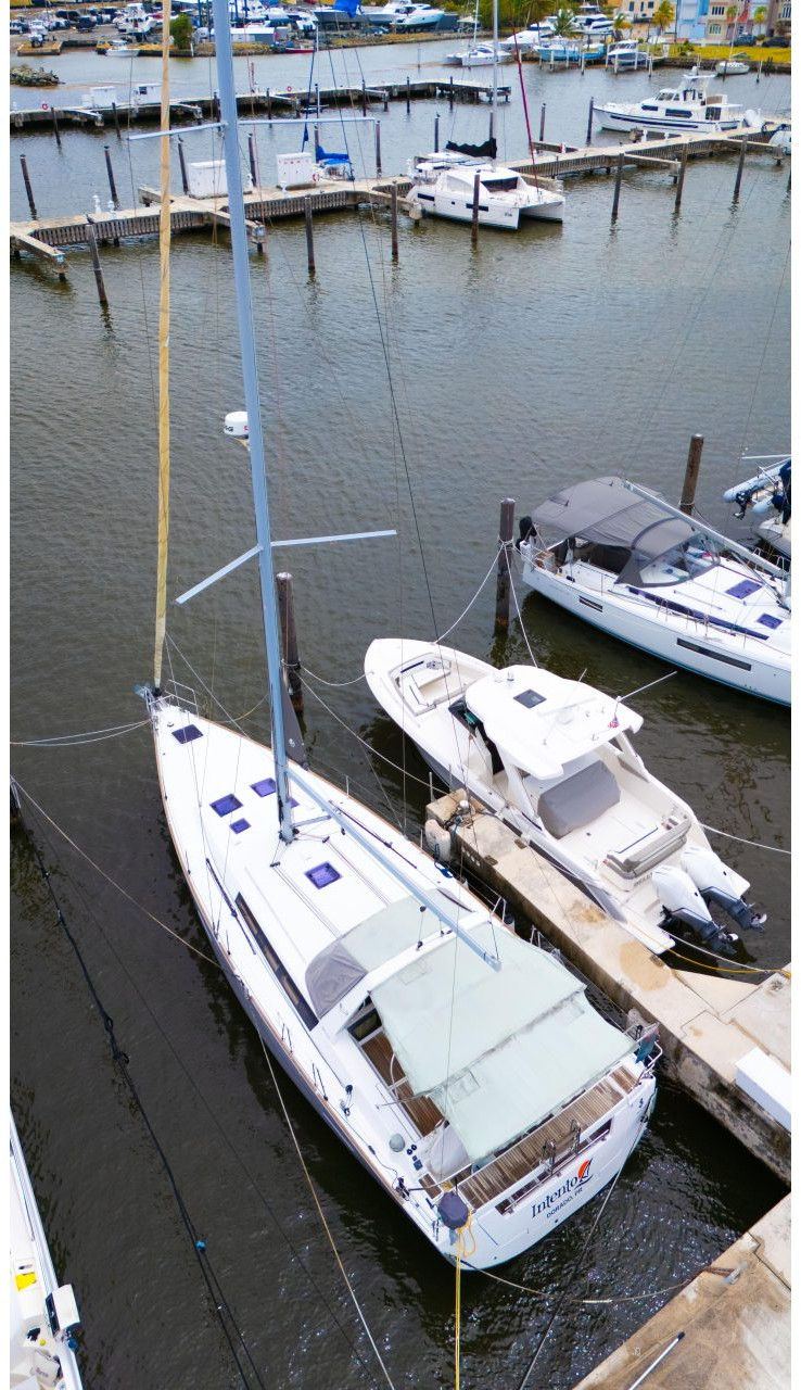 exterior, Beneteau 45 Oceanis, sailboat for sale