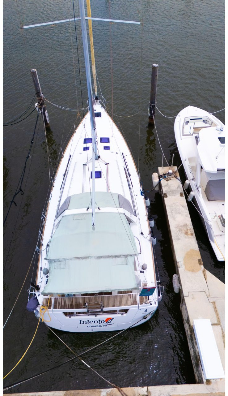 exterior, Beneteau 45 Oceanis, sailboat for sale