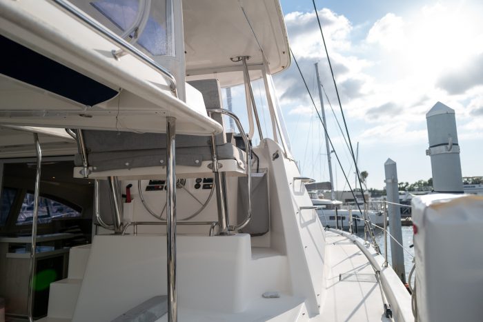 deck, Leopard 48, catamaran for sale