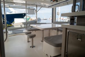 cockpit, Leopard 48, catamaran for sale