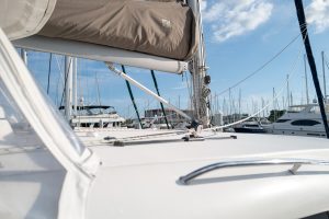 deck, Leopard 48, catamaran for sale