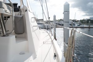 deck, Leopard 48, catamaran for sale
