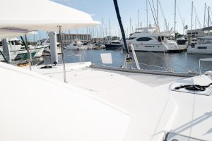 deck, Leopard 48, catamaran for sale