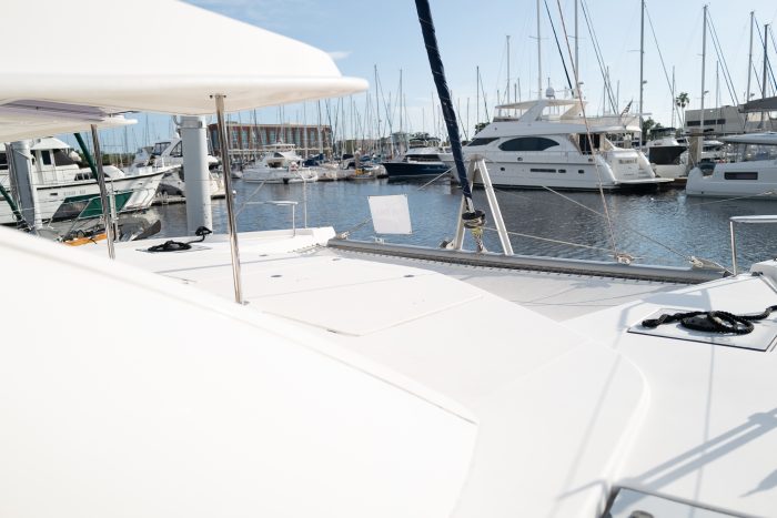 deck, Leopard 48, catamaran for sale