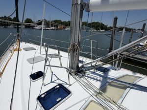 deck, Beneteau 473 Oceanis, sailboat for sale