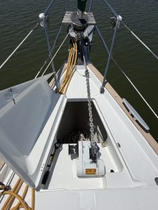 deck, Beneteau 473 Oceanis, sailboat for sale