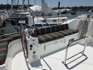 cockpit, Beneteau 473 Oceanis, sailboat for sale