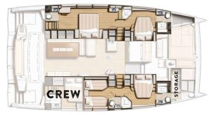 diagram, Bali 5.4, catamaran for sale