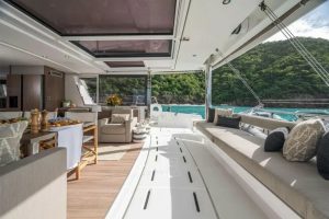 cockpit, Bali 5.4, catamaran for sale