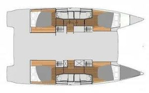 diagram, FP 45 Elba, catamaran for sale