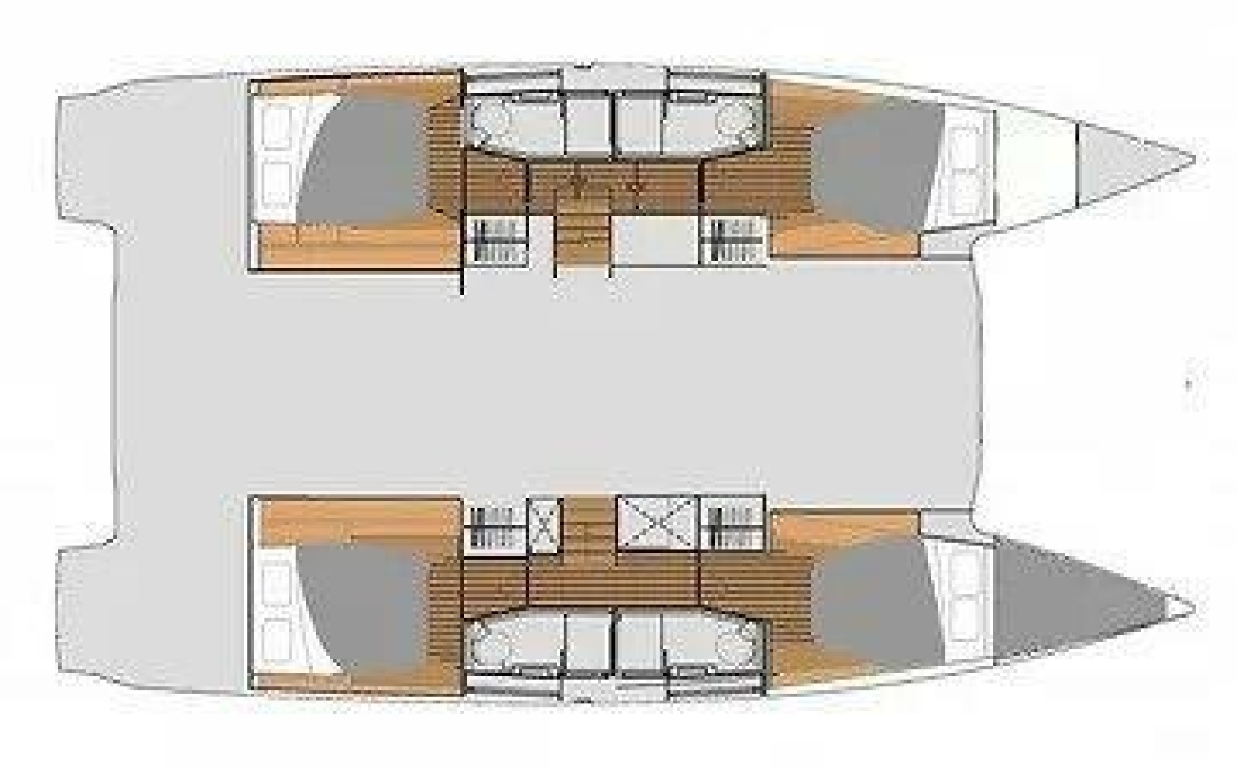 diagram, FP 45 Elba, catamaran for sale