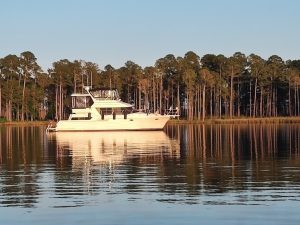 exterior, Carver 430, trawler for sale