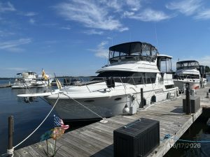 exterior, Carver 430, trawler for sale