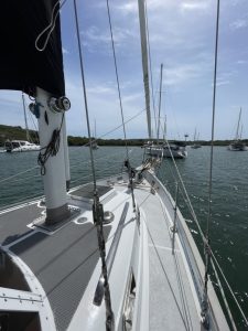 deck, Challenger 42, sailboat for sale