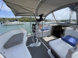 helm, Challenger 42, sailboat for sale
