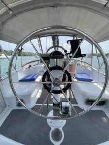 helm, Challenger 42, sailboat for sale