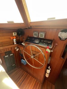 navigation station, Challenger 42, sailboat for sale