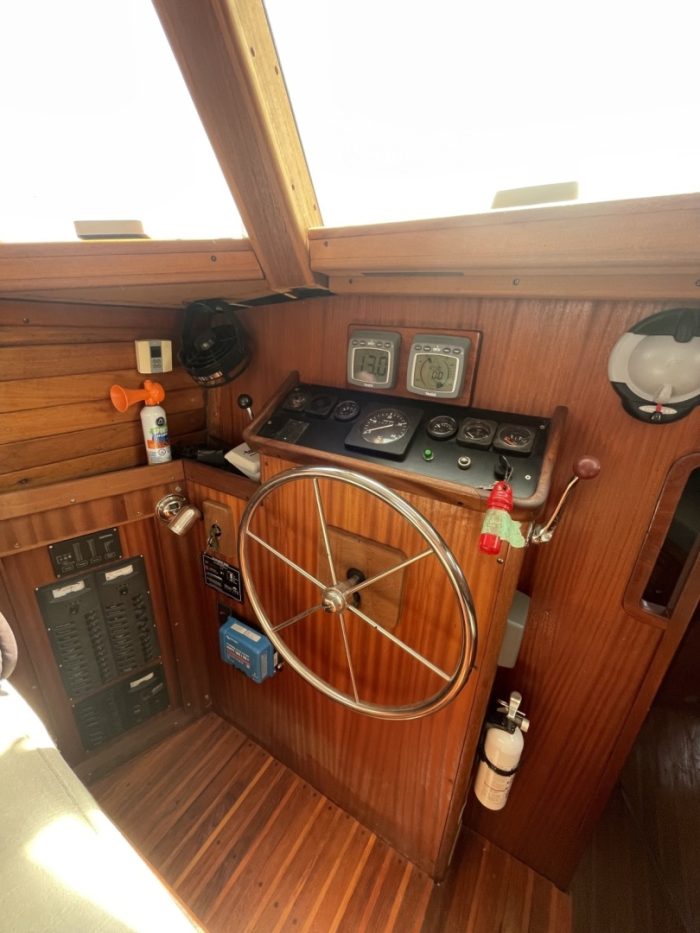 navigation station, Challenger 42, sailboat for sale