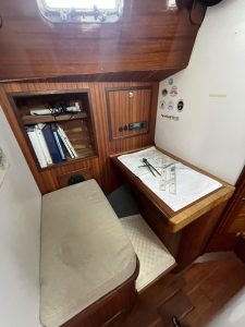 navigation station, Challenger 42, sailboat for sale
