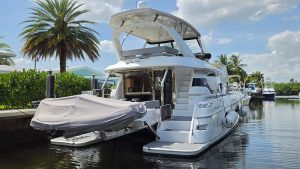cockpit, Aquila 44, trawler for sale