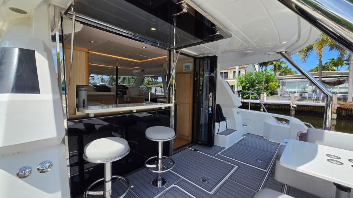 cockpit, Aquila 44, power catamaran for sale