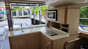 interior, Aquila 44, trawler for sale