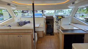 navigation station, Aquila 44, trawler for sale