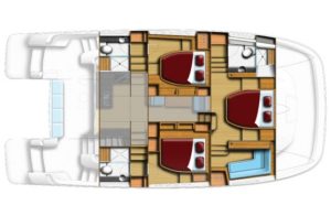diagram, Aquila 44, trawler for sale